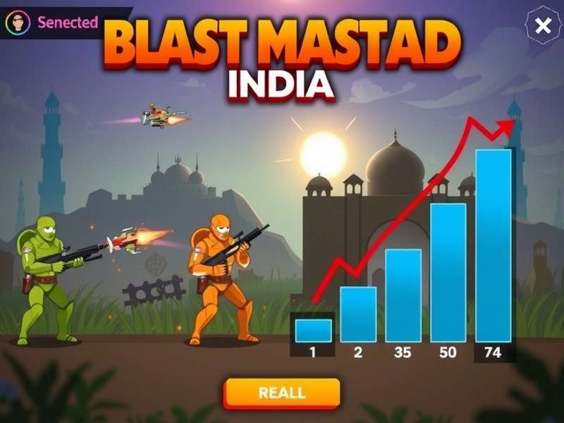 Blast Master India gameplay screenshot showing action sequences
